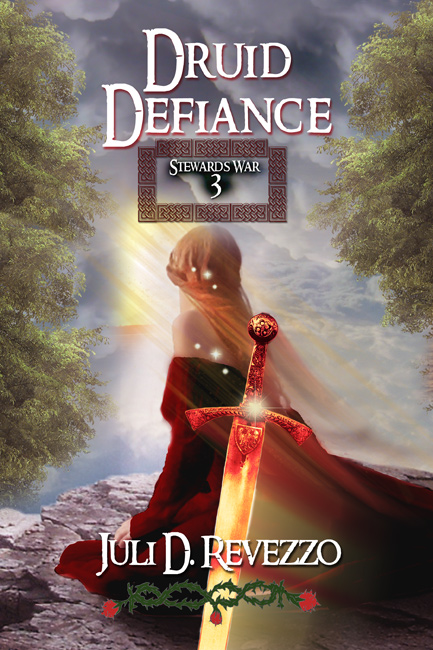 Druid Defiance by Juli D. Revezzo, paranormal romance, fantasy romance, Celtic Romance, Paperback sale